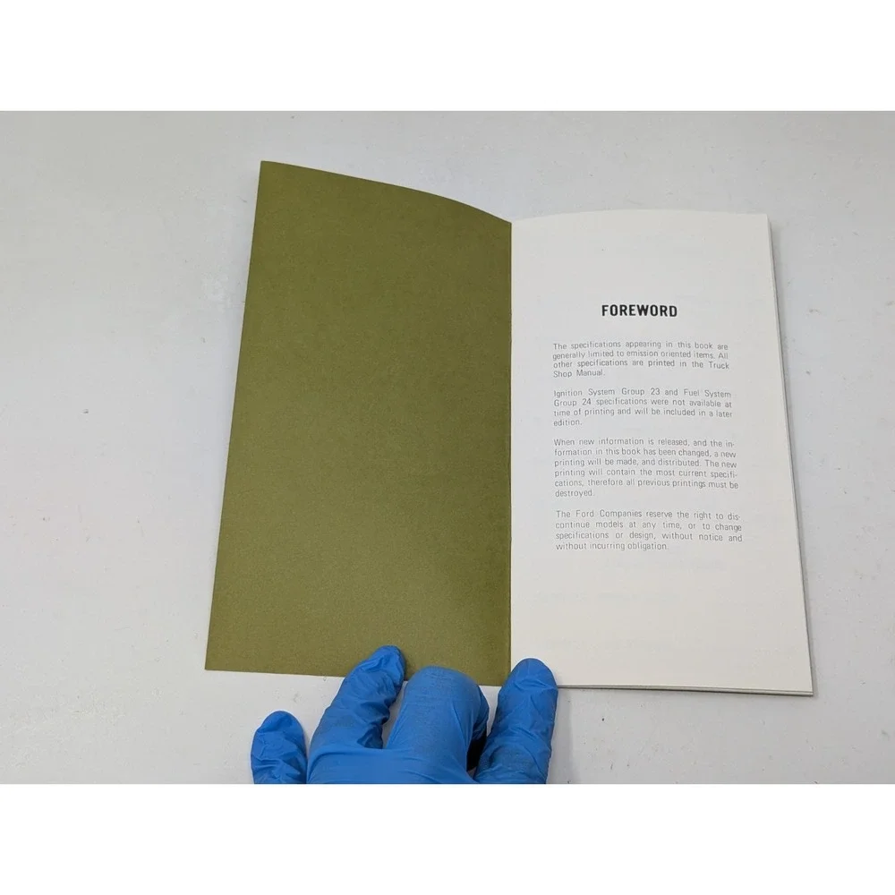 1974 Ford Truck Specifications Manual‎ Original Book Service F-100 F-350 F-250